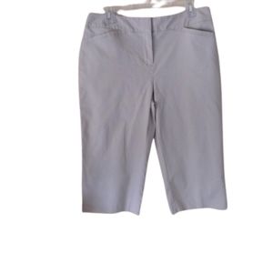 Apt. 9 Beige Crop Pant Capri Stretch Size 12